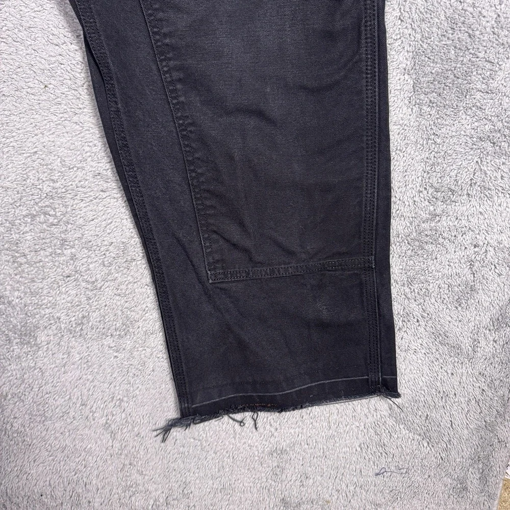Carhartt B136 Men 34x26 Carpenter Double Knee Pant Loose Utility Canvas Thrashed